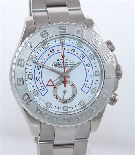 rolex yacht master ii 18ct white gold|yacht master Rolex price.